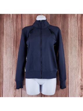 NWT G-Star Raw Womens Size XS Branded Tape Track Top Jacket Navy Blue